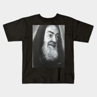 Padre Pio, The Holy One Kids T-Shirt